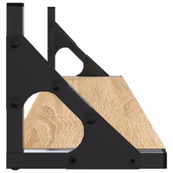 VidaXL 836334 étagères Bois, Métal Bois - Vue supplémentaire 6