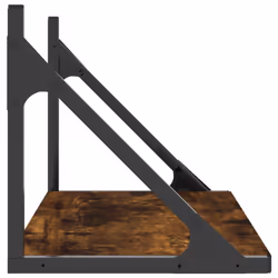 VidaXL 836335 étagères Bois, Métal Chêne, Marron - Vue supplémentaire 6
