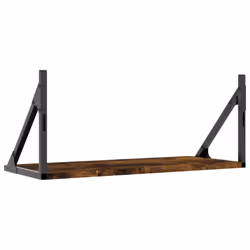 VidaXL 836335 étagères Bois, Métal Chêne, Marron - Vue supplémentaire 7