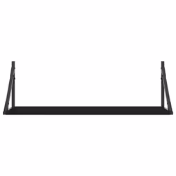 VidaXL 836338 étagères Bois, Métal Noir