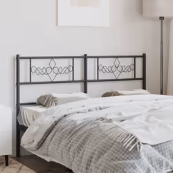 VidaXL 355298 tête de lit et pied de lit Noir