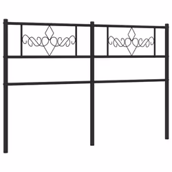 VidaXL 355303, Noir, Acier, 180 cm, 1870 mm, 90 cm, 30 mm