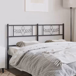 VidaXL 355303 tête de lit et pied de lit Noir