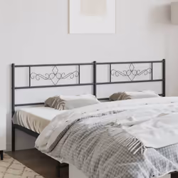 VidaXL 355304 tête de lit et pied de lit Noir