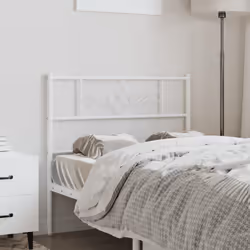 VidaXL 355342 tête de lit et pied de lit Blanc