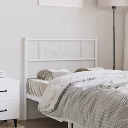 VidaXL 355345 tête de lit et pied de lit Blanc