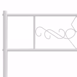VidaXL 355346 tête de lit et pied de lit Blanc - Vue supplémentaire 6
