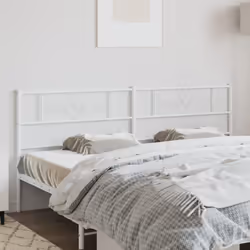 VidaXL 355352 tête de lit et pied de lit Blanc