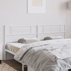 VidaXL 355353 tête de lit et pied de lit Blanc