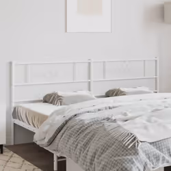 VidaXL 355354 tête de lit et pied de lit Blanc