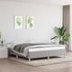 vidaXL Cadre de lit métal sans matelas avec pied de lit noir 90x190 cm - 90 x 190 cm