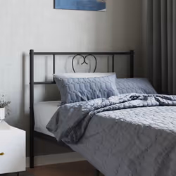 VidaXL 355490 tête de lit et pied de lit Noir
