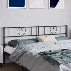 VidaXL 355501 tête de lit et pied de lit Noir