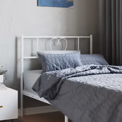 VidaXL 355540 tête de lit et pied de lit Blanc