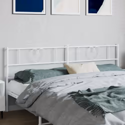 VidaXL 355550, Blanc, Acier, 2 m, 2060 mm, 90 cm, 30 mm
