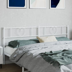 VidaXL 355550 tête de lit et pied de lit Blanc