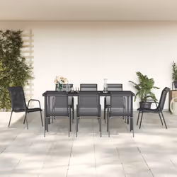 Profitez d'un bon repas ou d'un thé l'après-midi dans votre espace extérieur avec cet ensemble de salle à manger de jardin !  ...