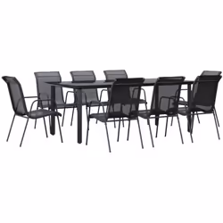 Profitez d'un bon repas ou d'un thé l'après-midi dans votre espace extérieur avec cet ensemble de salle à manger de jardin !  ...