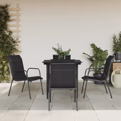 Profitez d'un bon repas ou d'un thé l'après-midi dans votre espace extérieur avec cet ensemble de salle à manger de jardin !  ...