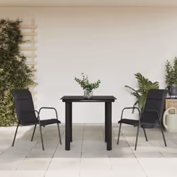 Profitez d'un bon repas ou d'un thé l'après-midi dans votre espace extérieur avec cet ensemble de salle à manger de jardin !  ...