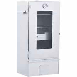 Utilisez ce fumoir multifonctionnel avec des copeaux de bois et un générateur de fumée froide pour préparer un festin et prof ...