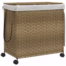 Ce panier à linge offre suffisamment d'espace pour votre linge et ajoutera une touche de charme rustique à votre salle de bai ...