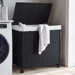 Ce panier à linge offre suffisamment d'espace pour votre linge et ajoutera une touche de charme rustique à votre salle de bai ...