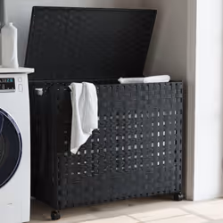 Ce panier à linge offre suffisamment d'espace pour votre linge et ajoutera une touche de charme rustique à votre salle de bai ...