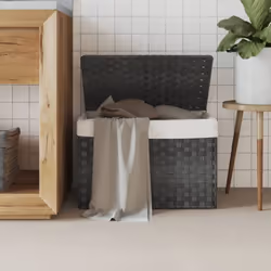 Ce panier à linge offre suffisamment d'espace pour votre linge et ajoutera une touche de charme rustique à votre salle de bai ...