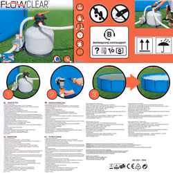 Bestway Pompe de filtre à sable Flowclear 11355 L/h - Vue supplémentaire 7