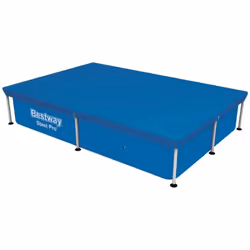 Empêchez les débris, les feuilles et les déchets de pénétrer dans votre piscine avec cette couverture de piscine Flowclear de ...