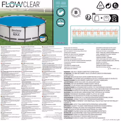 Bestway Couverture solaire de piscine Flowclear 427 cm - Vue supplémentaire 10
