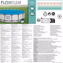 Bestway Couverture solaire de piscine Flowclear 549 cm - Vue supplémentaire 8