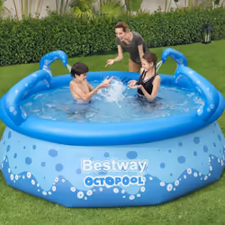 Amusez-vous beaucoup dans votre cour avec votre famille et vos amis dans cette piscine gonflable OctoPool de la marque Bestwa ...