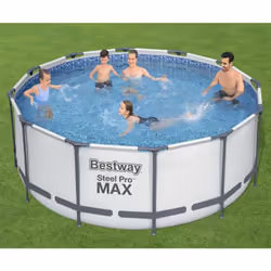 Éclatez-vous dans votre jardin avec votre famille et vos amis dans cet ensemble de piscine Steel Pro MAX de la marque Bestway ...