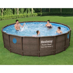 Bestway - Furniture Limited - Ensemble de piscine Power Steel 488x122 cm