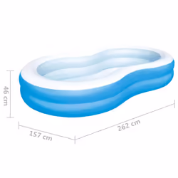Bestway Piscine familiale Big Lagoon 262x157x46 cm - Vue supplémentaire 4