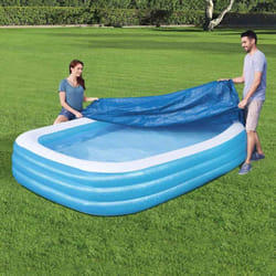 Couverture de piscine Flowclear 305x183x56 cm - Bestway