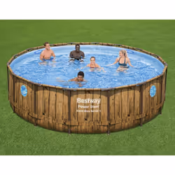 Bestway Ensemble de piscine Power Steel 488x122 cm