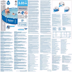 Bestway Piscine Steel Pro 305x76 cm - Vue supplémentaire 4