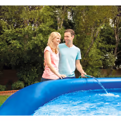 Intex 28120NP piscine hors sol Piscine gonflable Rond 3853 L Bleu