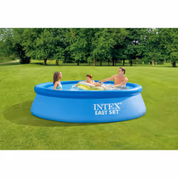 Intex 28120NP piscine hors sol Piscine gonflable Rond 3853 L Bleu - Vue supplémentaire 4