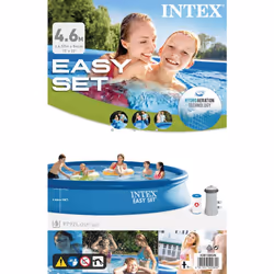 Intex Piscine avec système de filtration Easy Set 457x84 cm - Vue supplémentaire 7