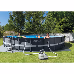 Intex Ensemble de piscine ronde Ultra XTR Frame 610x122 cm