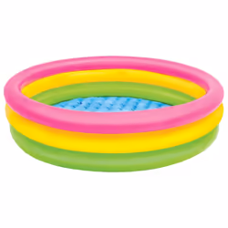 Intex Piscine gonflable 3 anneaux Sunset 114x25 cm