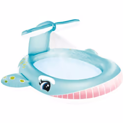Passez un moment magique avec cette piscine à pulvérisation sous forme de baleine mystique de la marque Intex ! Elle représen ...