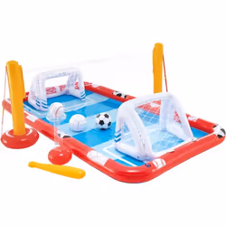 Ce centre de jeux de sports d'action de la marque Intex vous permettra, à vous et à vos enfants, de rester au frais et de vou ...