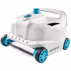 Description générale Le nettoyeur automatique pour piscine ZX300 Deluxe de la marque Intex nettoie efficacement le fond de vo ...