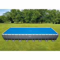 Intex 28018, Couverture solaire de piscine, Piscine hors-sol, Rectangulaire, Bleu, 4880 mm, 9750 mm