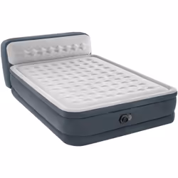 Ce lit gonflable Dura-Beam Deluxe series Ultra Plush Headboard 64448ND de la marque Intex avec pompe électrique intégrée est  ...